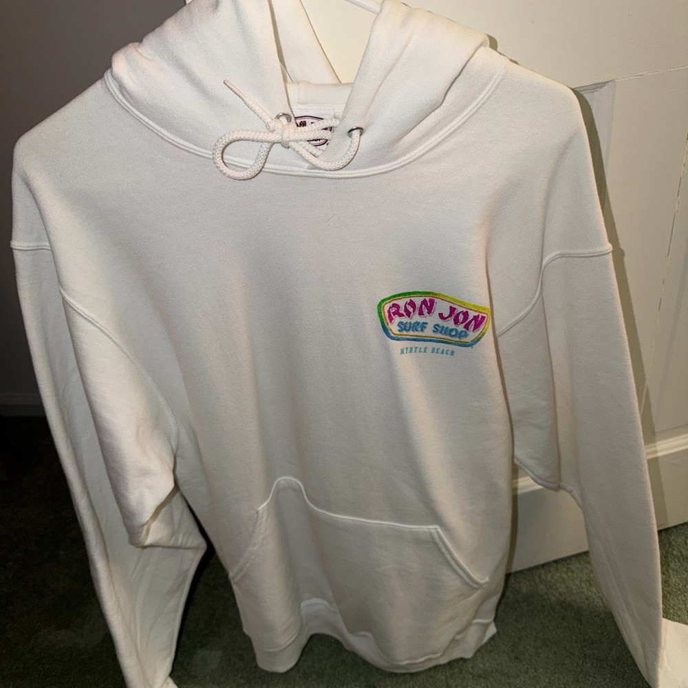 Ron Jon Surf Shop Cream Hoodie